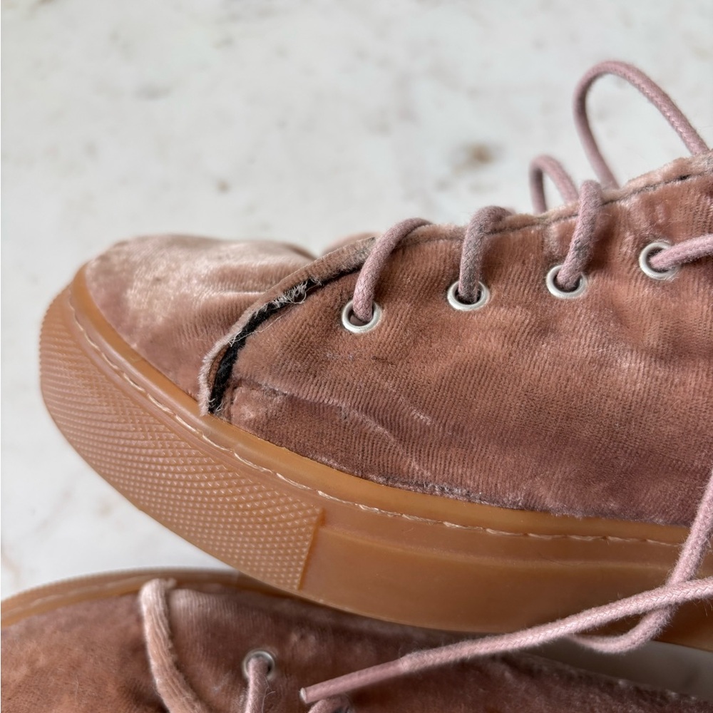 Anthropologie KMB Velvet Sneakers sz 37 - Picture 8 of 8